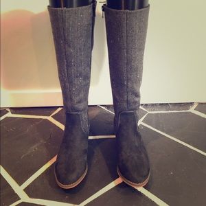 Size 6.5 Tall Grey Boots